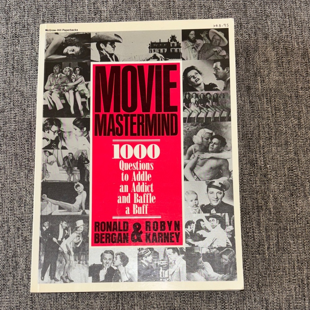 Movie Mastermind Book Softcover EUC 1984